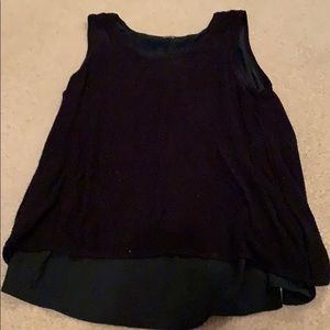 Apt 9. Black tank top blouse
